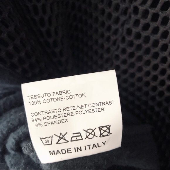 Black Mesh Hoodie, Made in Italy - Picture 10 of 10